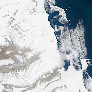 The Dry Valleys No. 1 — satellite art print of McMurdo Dry Valleys, Victoria Land, Antarctica