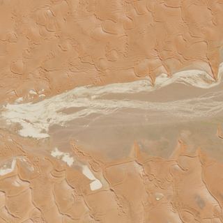 The Star Dunes No. 1 — satellite art print of Namib-Naukluft National Park, Namibia