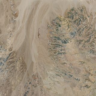 The Alluvial Fan No. 1 — satellite art print of Death Valley National Park, California, USA